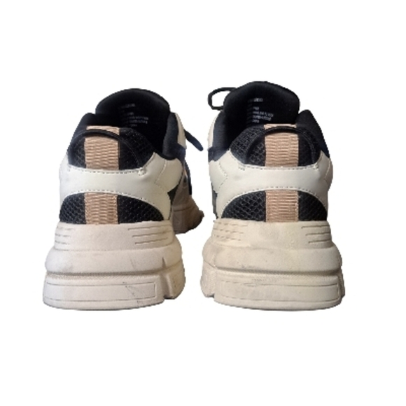 Steve Madden Women's Size 9.5M Clydie Chunky Platform Sneaker Black/Tan - Picture 11 of 13